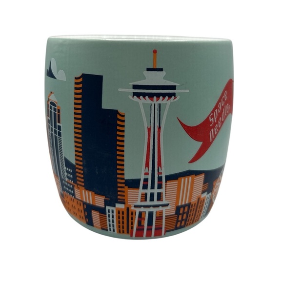 Space Needle Skyline Mug - Light Blue - Picture 2 of 6